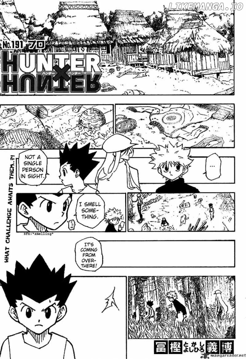 Hunter x Hunter, Chapter 191 image 02